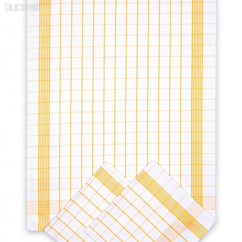 Cotton towels POSITIV YELLOW CHECK