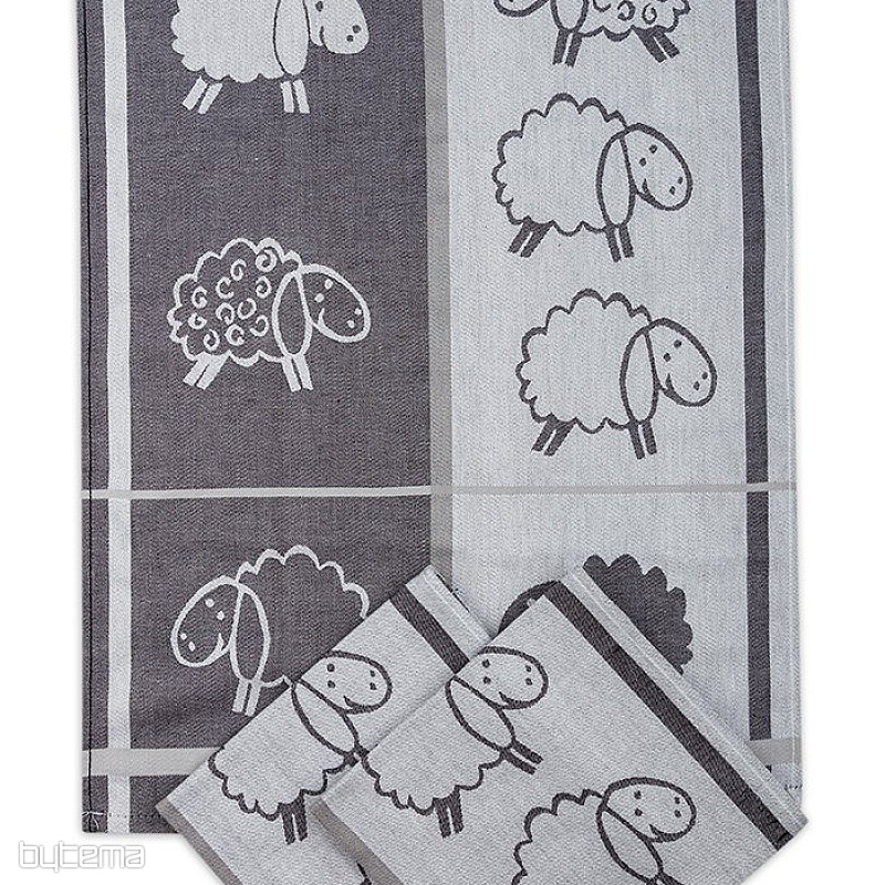 Towels SHEEP gray 3pcs