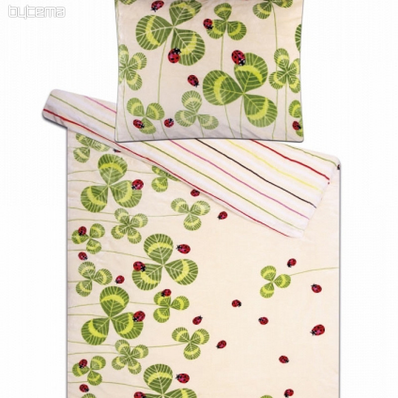 Bedding for the crib - Ladybird microflannel