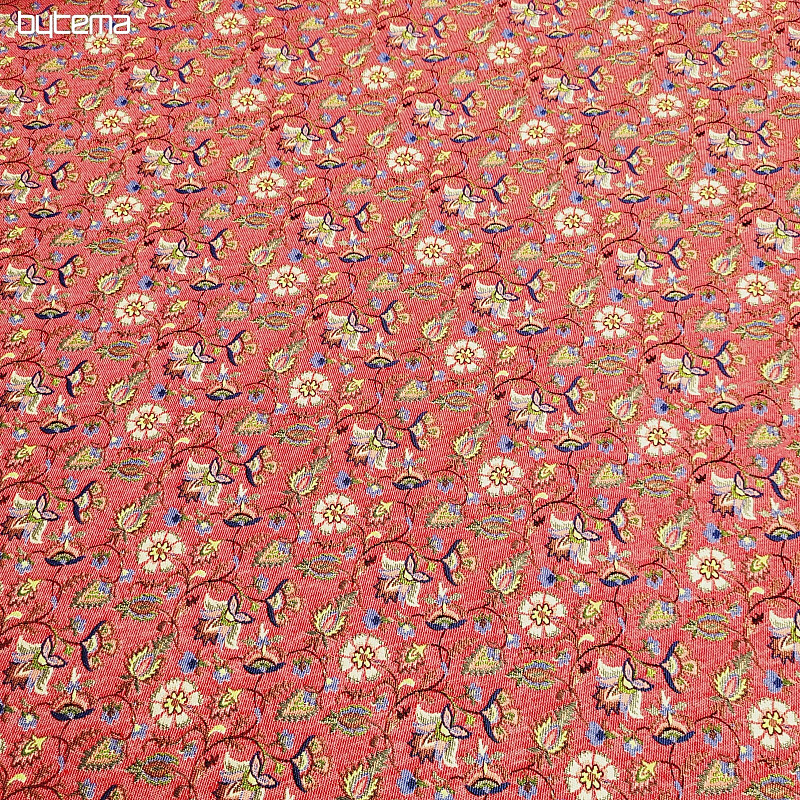 Tapestry fabric MALVARROSA RED