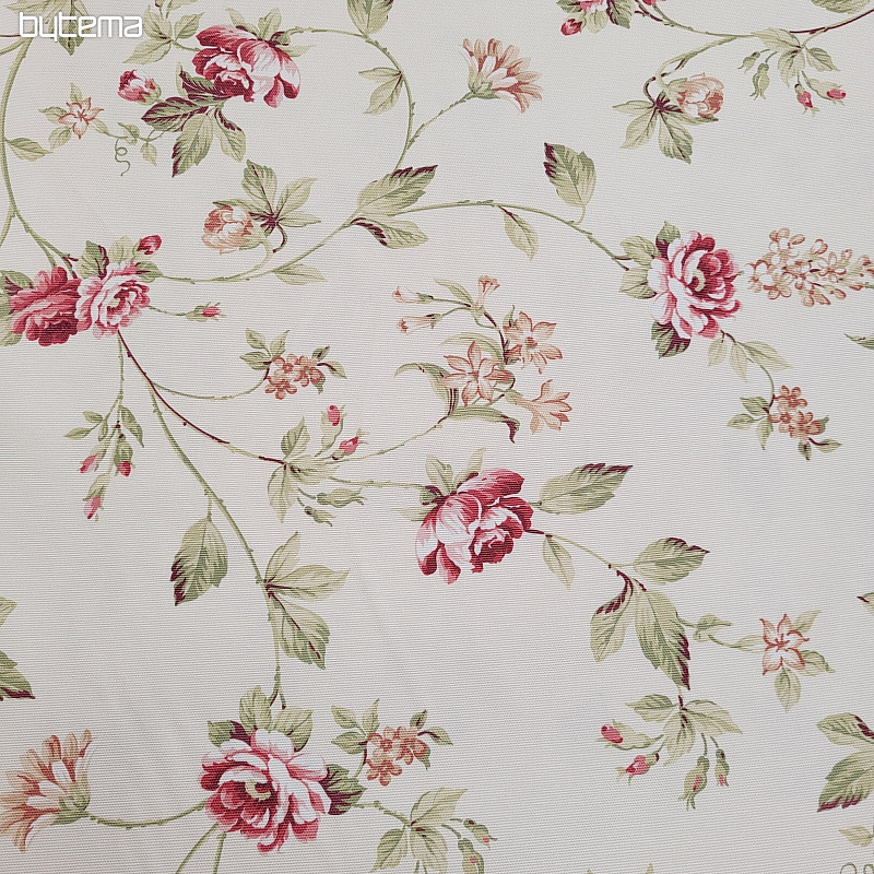 Decorative fabric CAÉSAR SMALL FLOWER