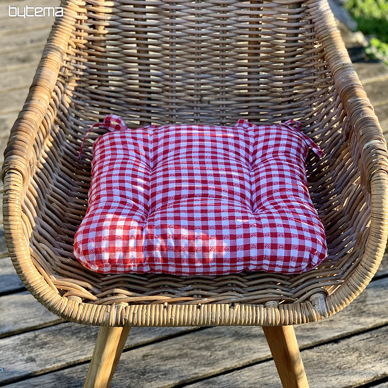 CANVAS HEART SEATS red