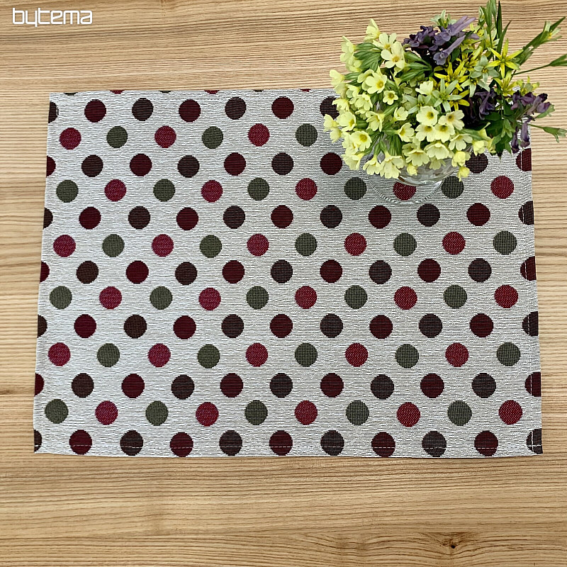 Tapestry placemat POLKA DOT