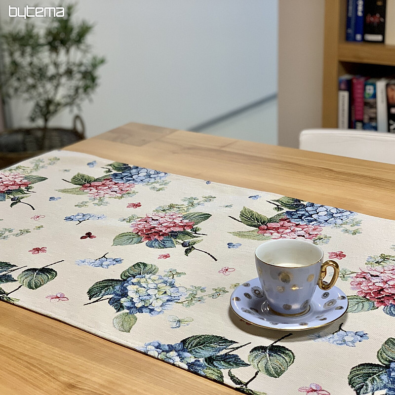 Tapestry tablecloth and scarf HORTENZIE ZOE