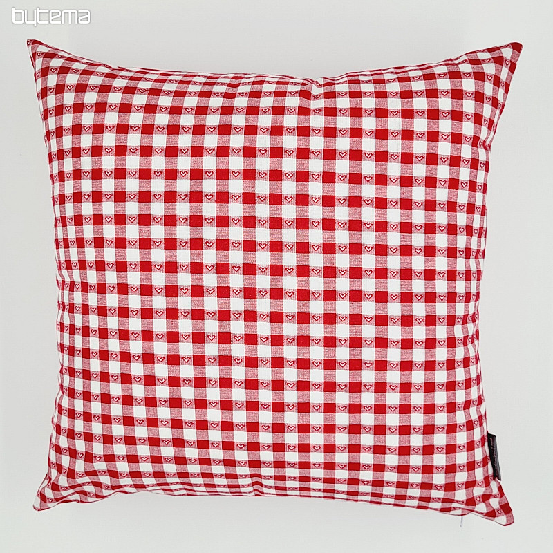 Decorative pillowcase SOFI HEART red