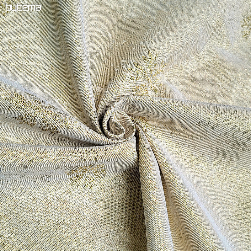 Tapestry fabric GOLDEN NATHAN FLAKES