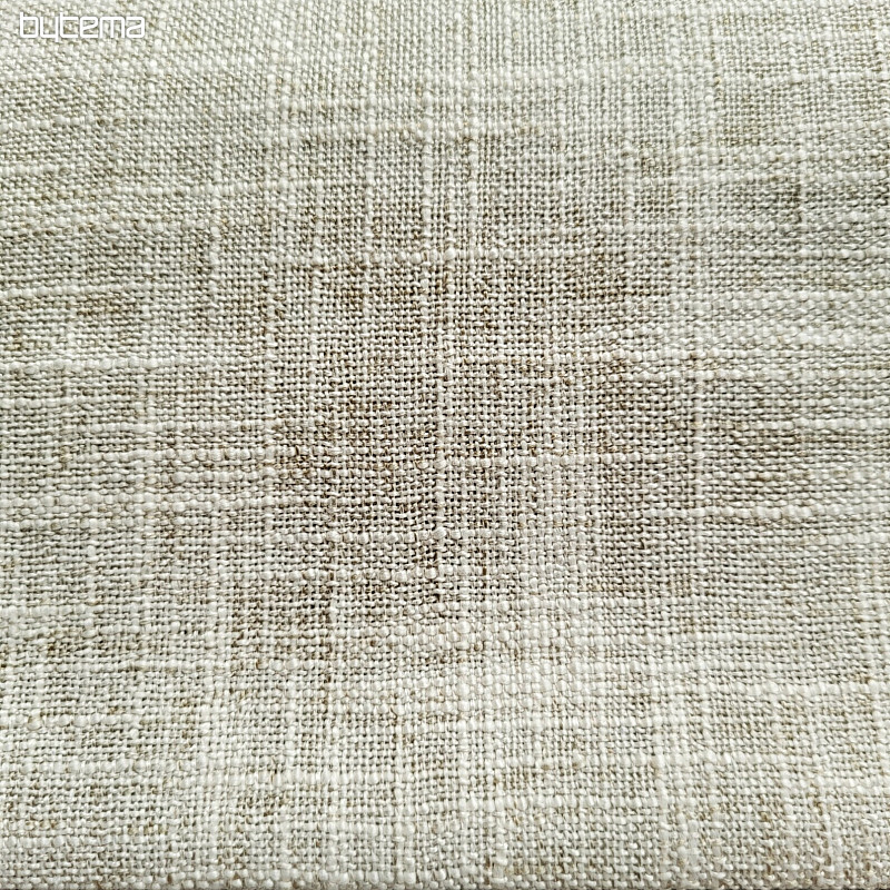 Luxury designer decorative fabric GERSTER 77050/23 DARK BEIGE