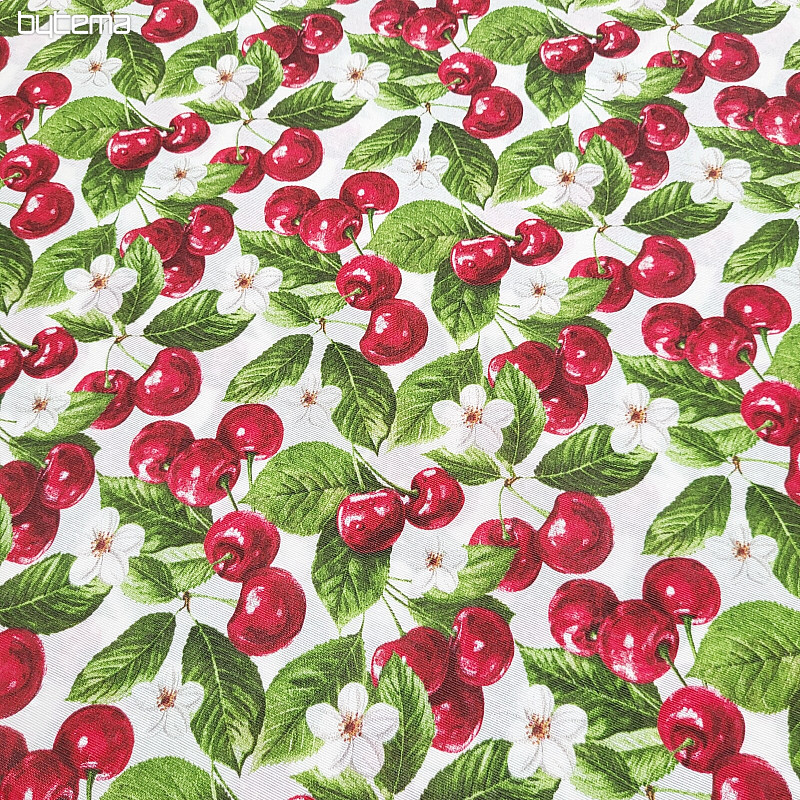 Decorative fabric CHERRIES