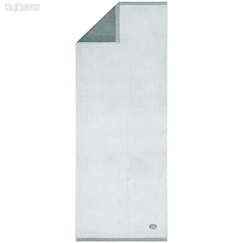 SAUNA TOWEL BEN GRAY-WHITE