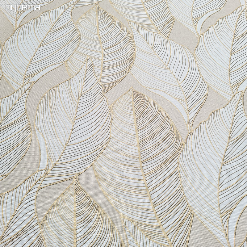 Decorative fabric MAXI LEAVES beige