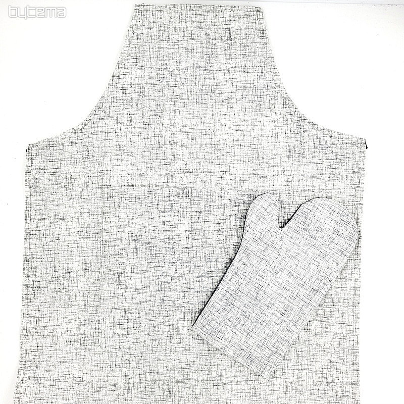 APRON WITH GLOVE off-white