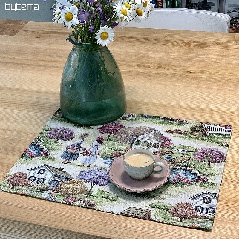 Tapestry placemat GARDEN OF PARADISE II