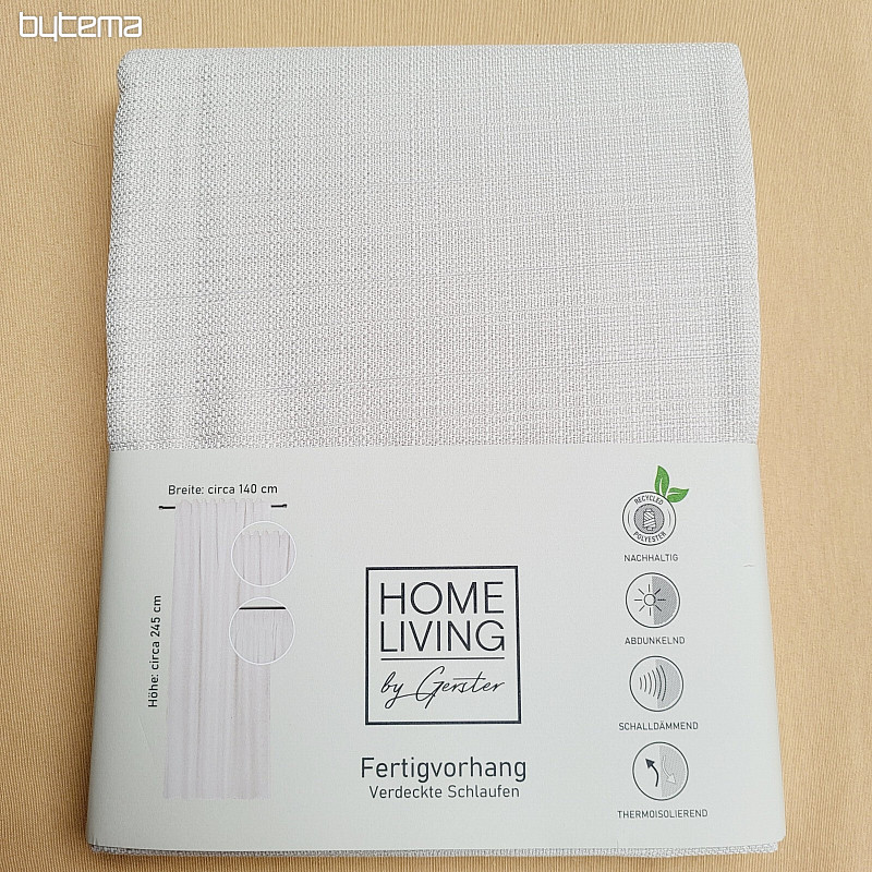 Luxurious ready-made curtain HOME LIVING cream