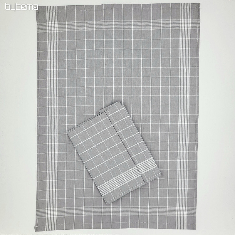 Cotton towels LIGHT GREY CHECK