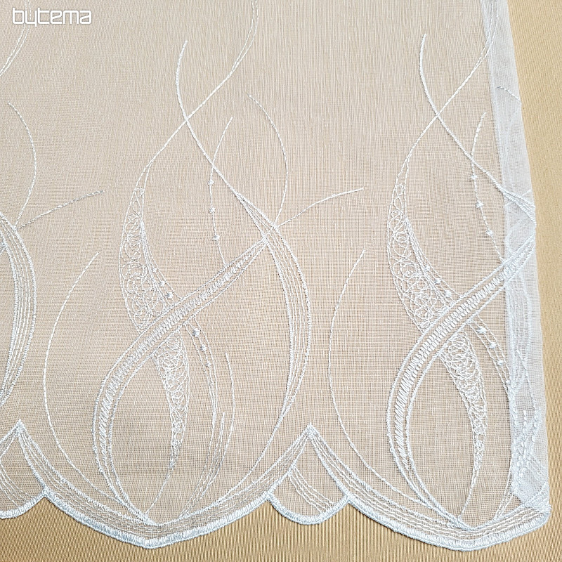 Ready-made curtain with embroidery V 614