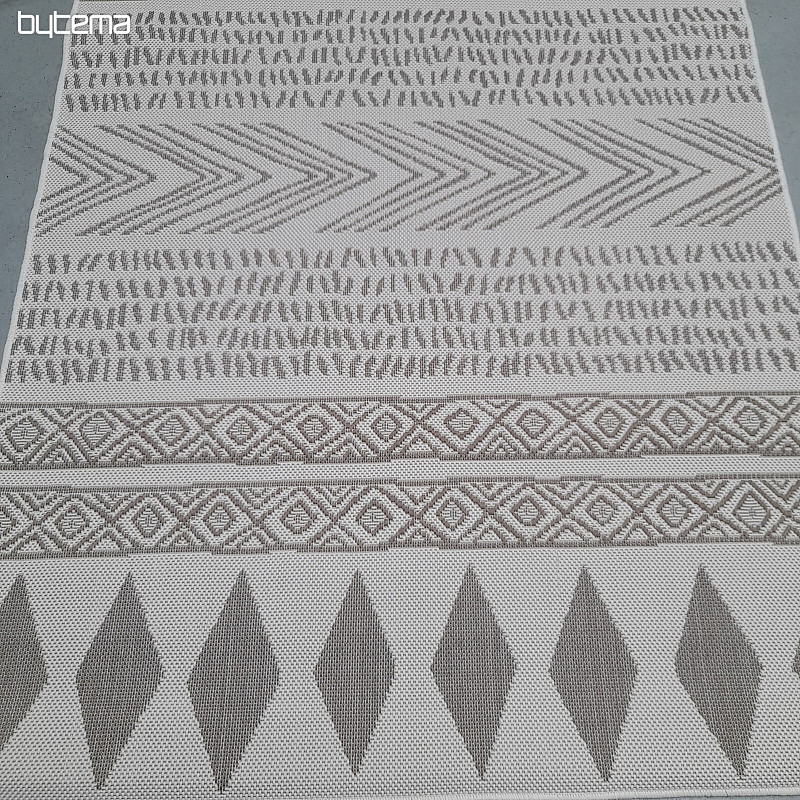 Outdoor rug Duce brown-beige