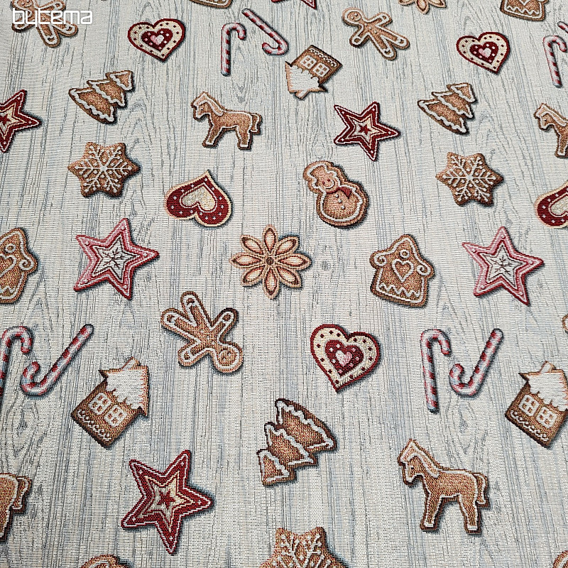 Tapestry fabric CHRISTMAS GINGERBREAD