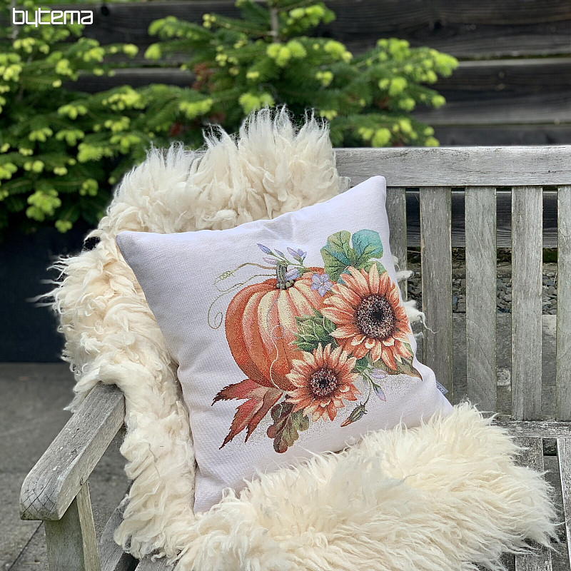 Tapestry pillowcase PUMPKINS AND SUNFLOWERS
