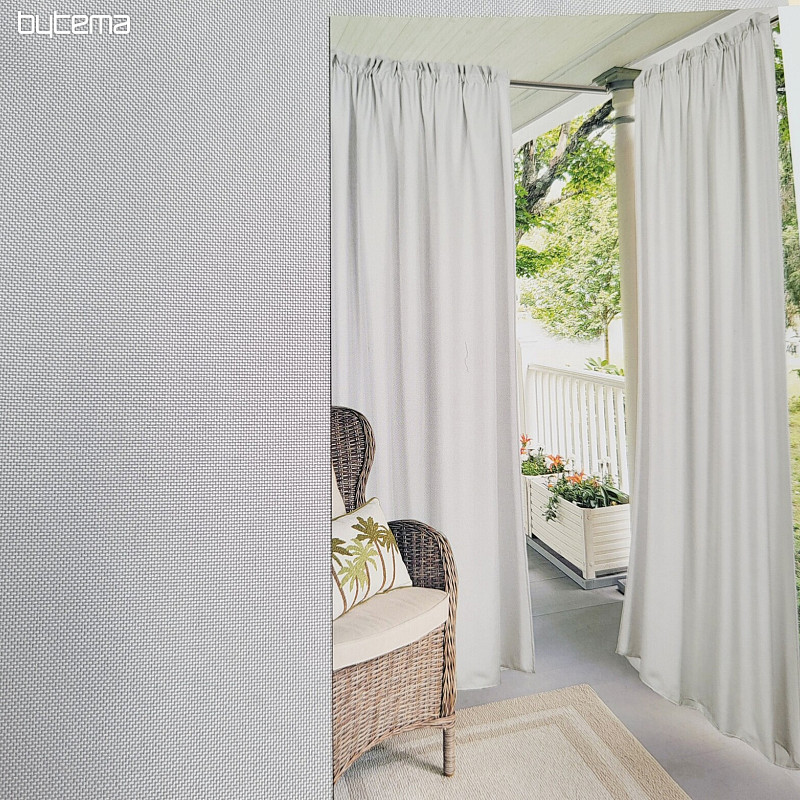 Decorative outdoor curtain GAIA GREY