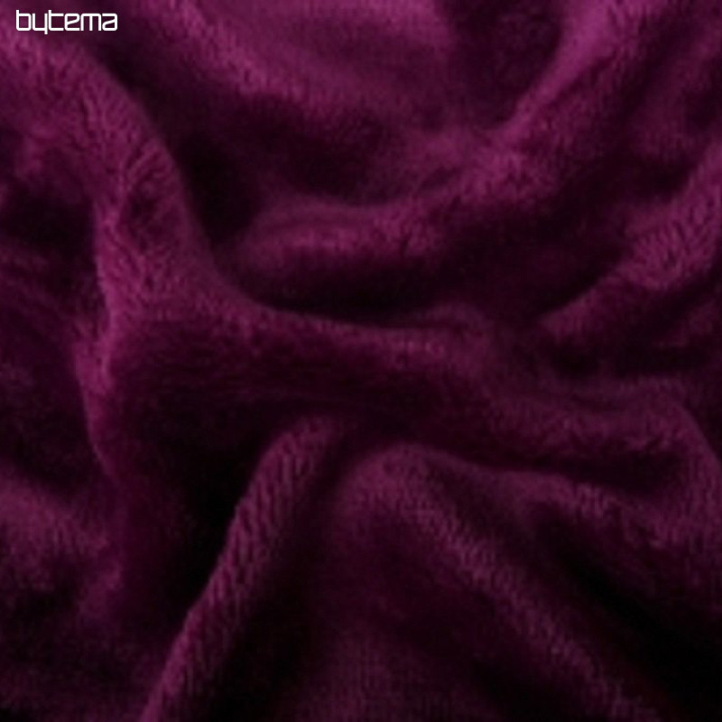 Microflannel sheet SLEEP WELL dark. purple