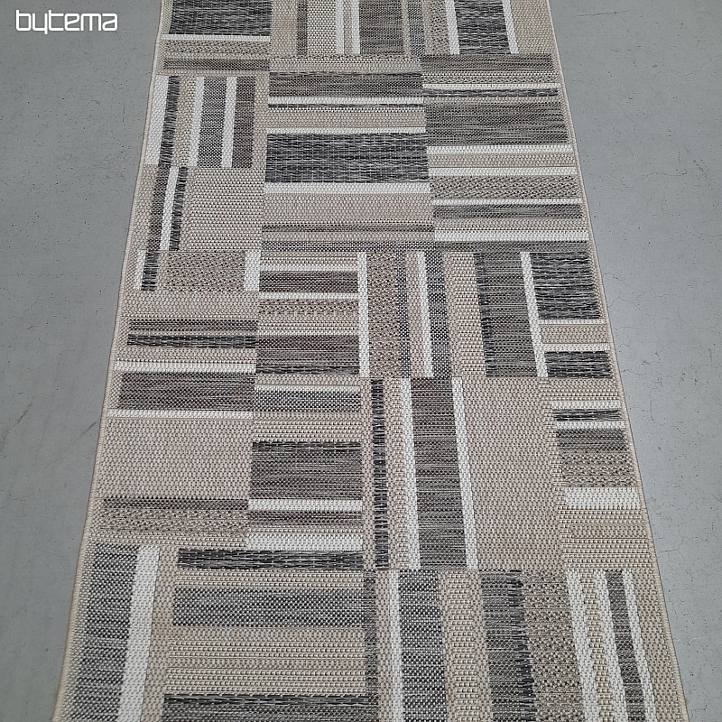 Outdoor rug Prisma in-out brown-gray