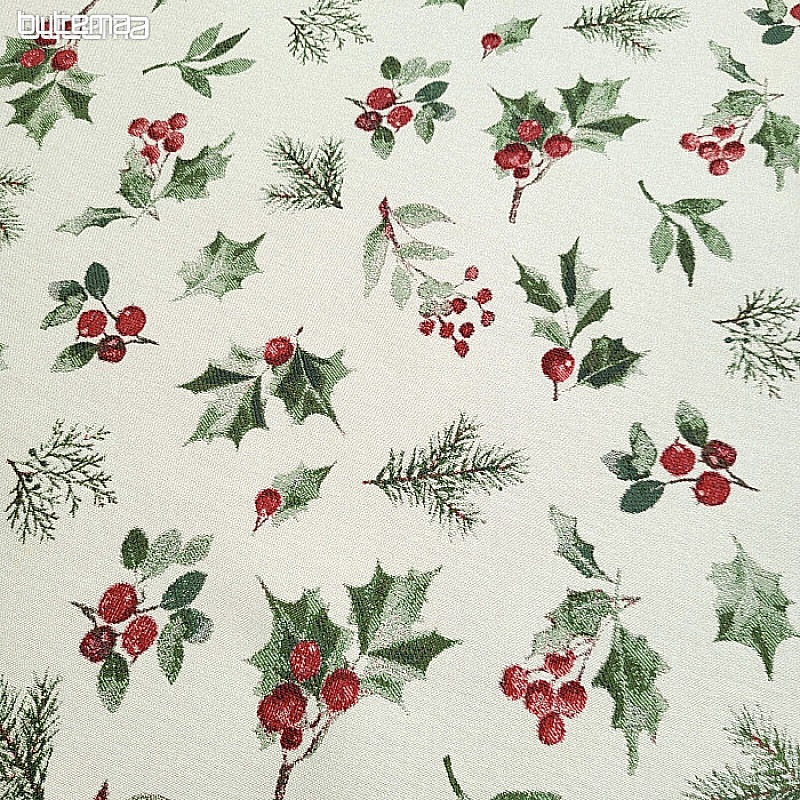 Luxurious decorative fabric HOLLY GREEN