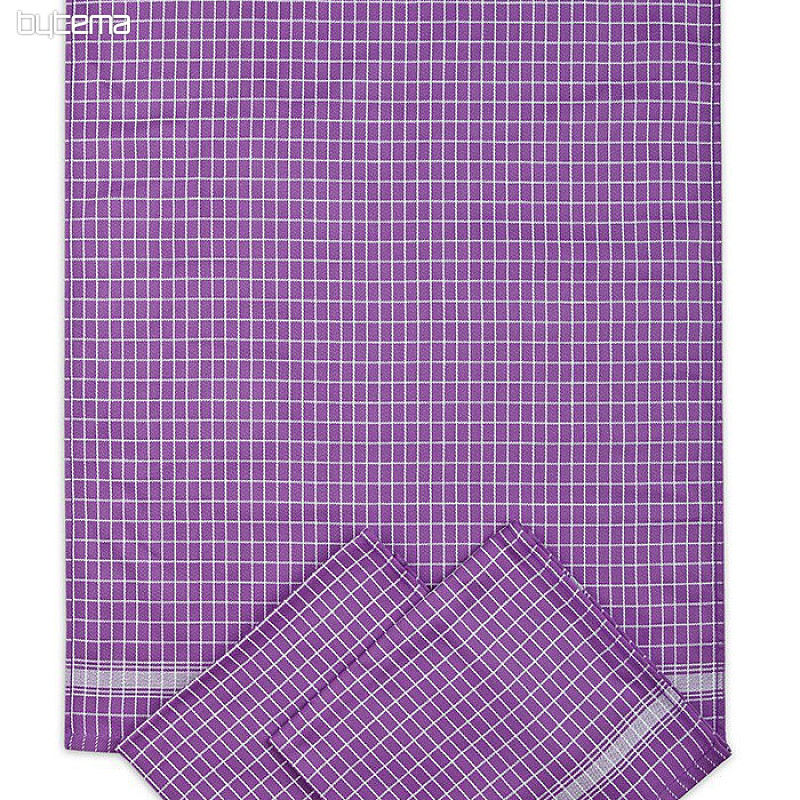 Towels purple-white cube 50x70cm 3pcs