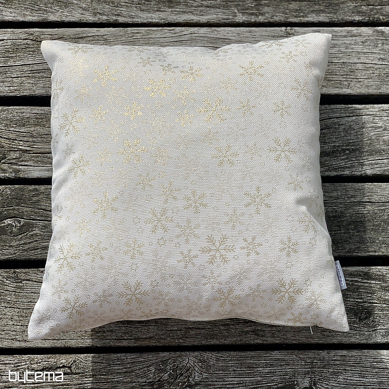 Christmas decorative cover GOLDEN FLAKES