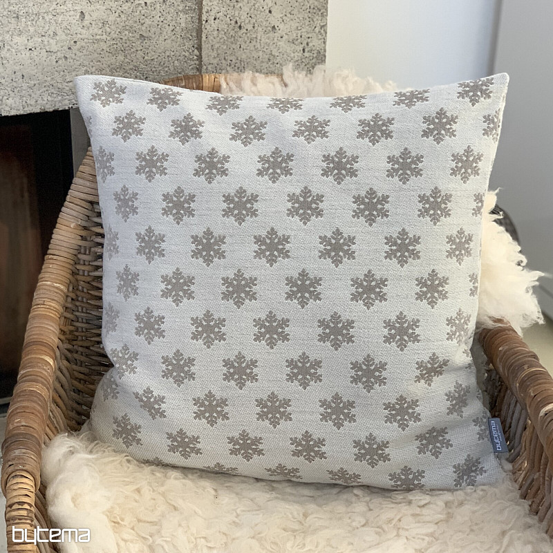 Luxurious decorative cover FLAKES BEIGE