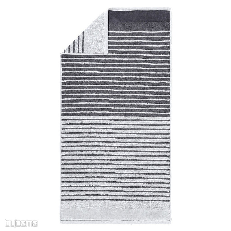 Luxury towel and bath towel MARIS 072 gray