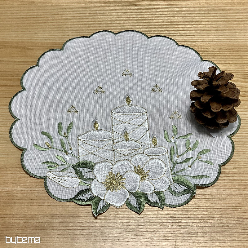 Placemat WHITE CANDLES