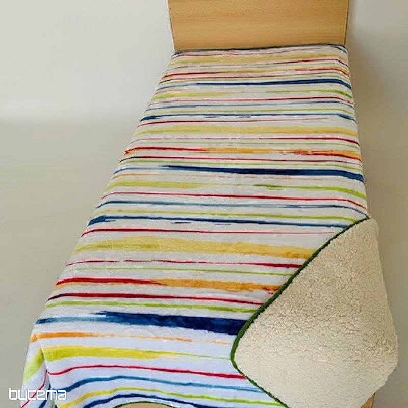 Blanket Sheep PRINT - WATERCOLOR STRIPES