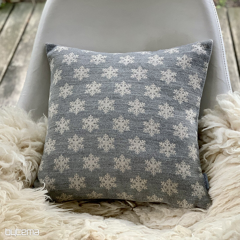 Luxurious decorative cover FLAKES GREY A