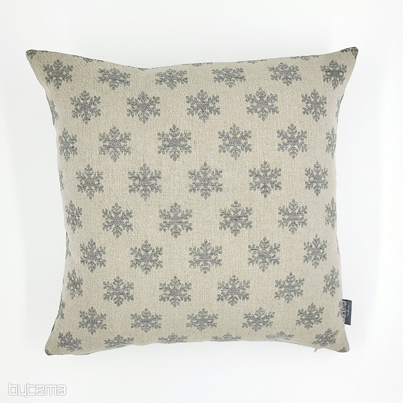 Luxurious decorative cover FLAKES GREY B
