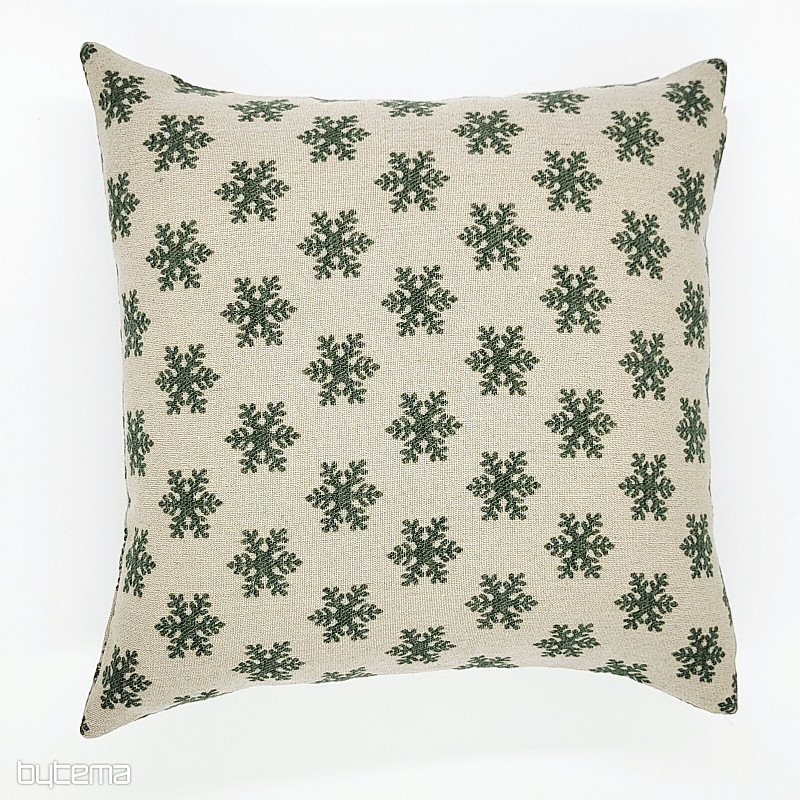 Luxurious decorative cover FLAKES GREEN B