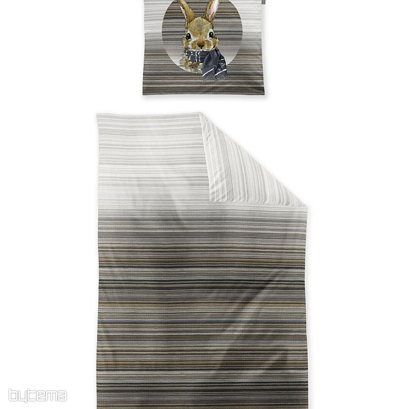 IRISETTE luxury flannel bedding HARE