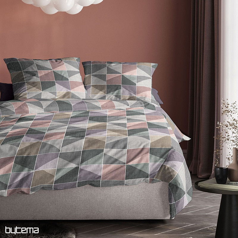 Luxury flannel bedding IRISETTE KOALA 8646-90 OLD PINK