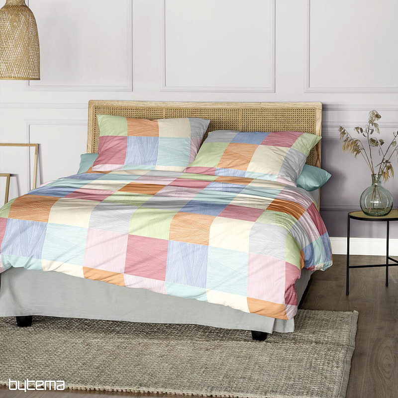 Luxury flannel bedding IRISETTE KOALA 8506-90 MULTI CHECK