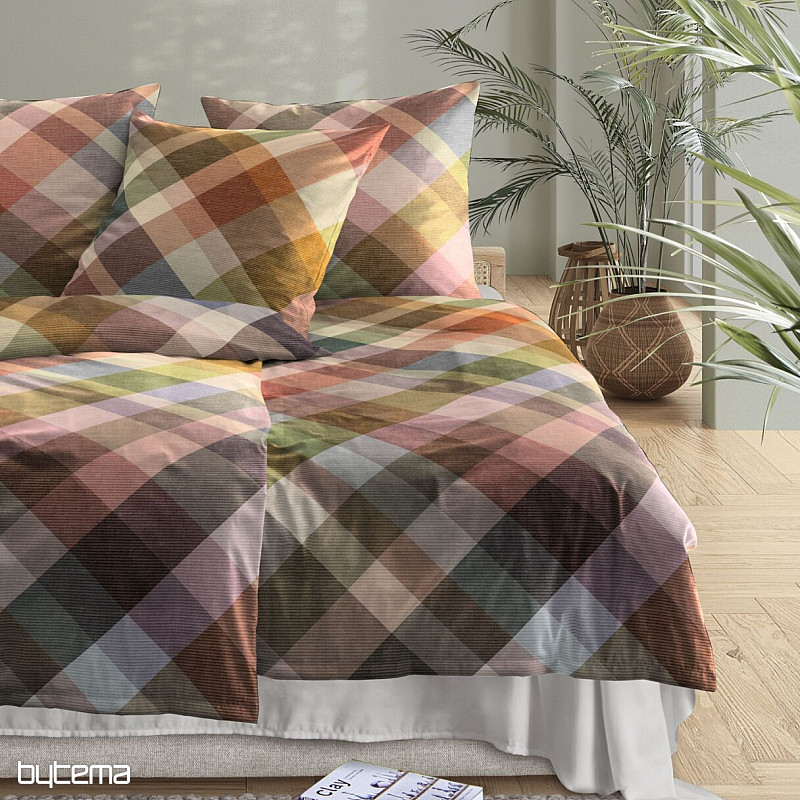 IRISETTE luxury flannel bedding ZOBEL 8631-90 MULTI