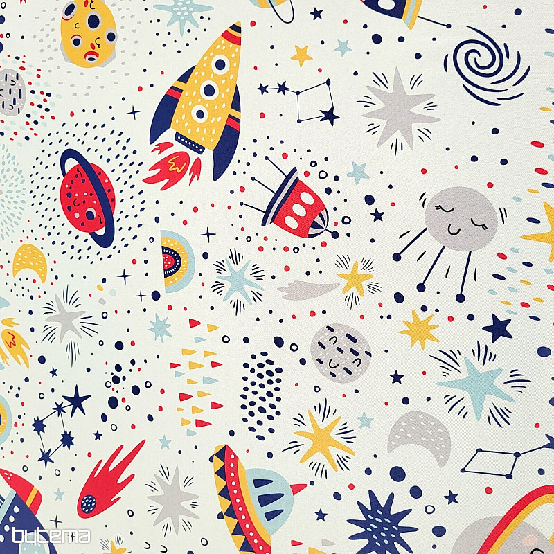 Decorative fabric BLACK OUT SPACE