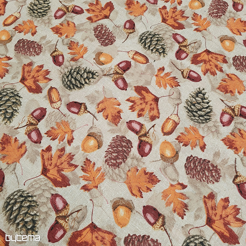 Decorative fabric ACORNS