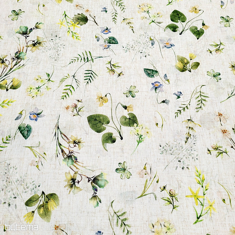 Decorative fabric SPRING VIOLETTS