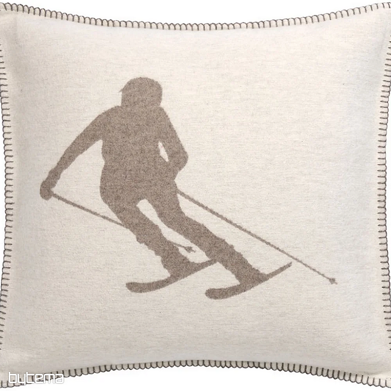 Decorative cover DF LUCA SKIER BEIGE