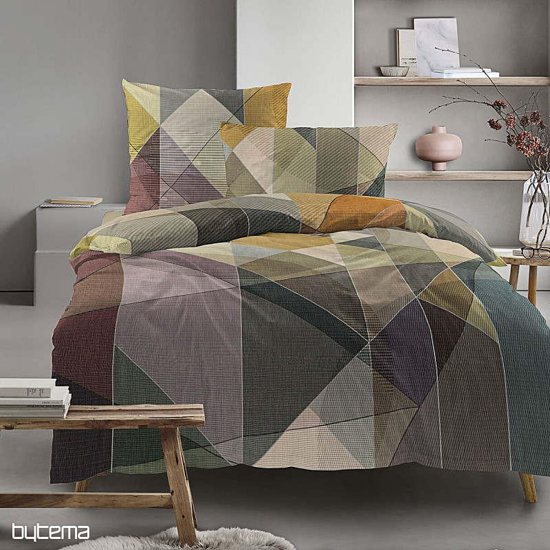 IRISETTE luxury cotton satin WAVE 8639-90 MULTI