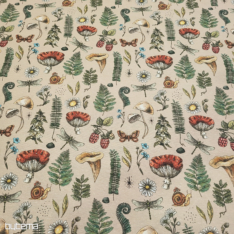 Decorative fabric AUTUMN IN THE FOREST