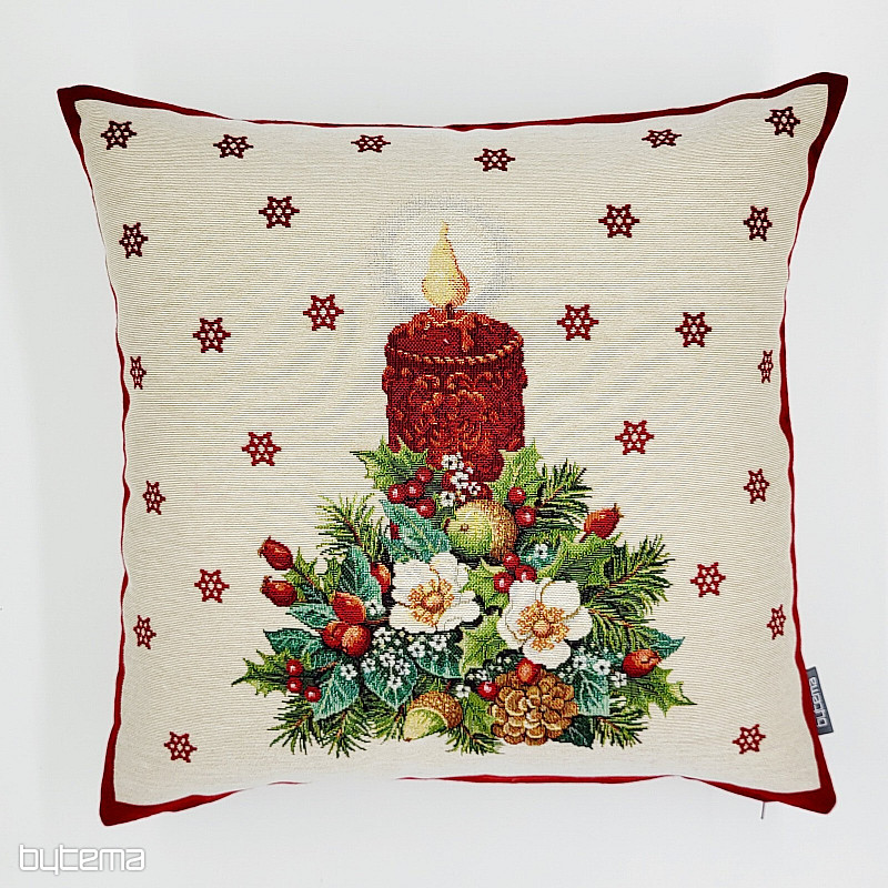 Christmas tapestry cover CHRISTMAS CANDLE II