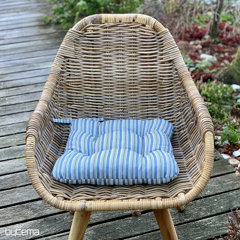 SEAT COVER TOSCANA MULTI STRIPE blue