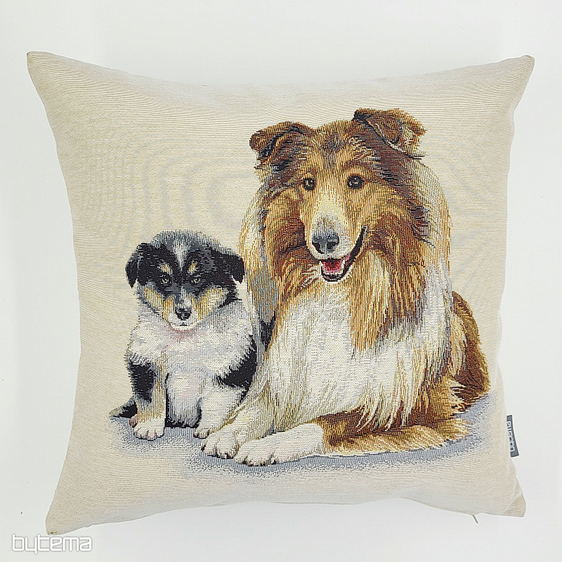 Tapestry cover COLLI AND PUPPY