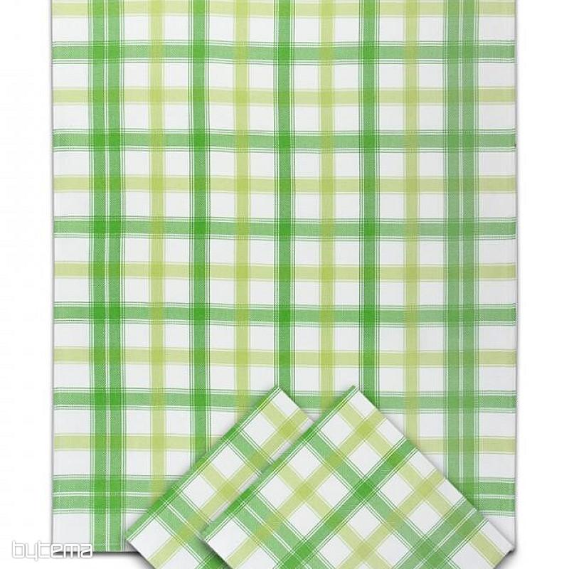Bamboo Towels MEDIUM CUBE GREEN