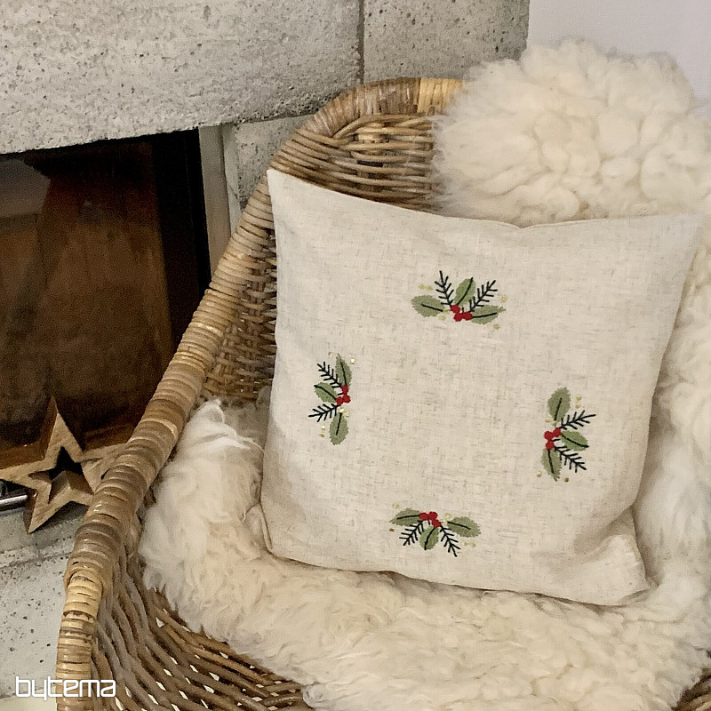 Embroidered cover COLORFUL Twigs